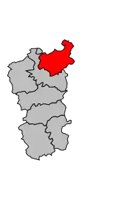 Cantonul Vigneulles-lès-Hattonchâtel în cadrul arondismentului