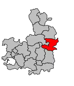 Cantonul La Gacilly în cadrul arondismentului