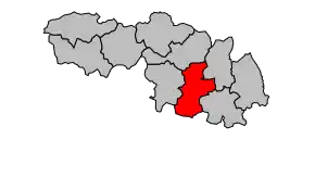 Cantonul Locminé în cadrul arondismentului