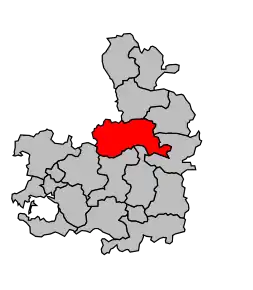 Cantonul Malestroit în cadrul arondismentului