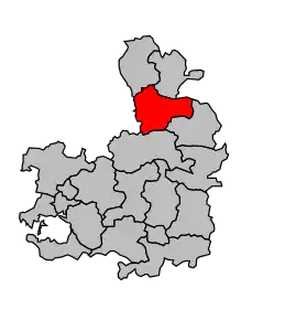 Cantonul Ploërmel în cadrul arondismentului