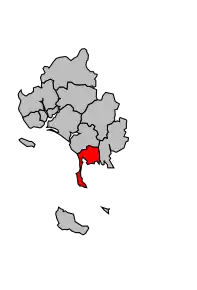 Cantonul Quiberon în cadrul arondismentului
