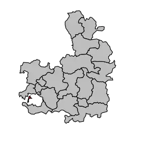 Cantonul Vannes-Ouest în cadrul arondismentului