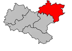 Cantonul Albestroff în cadrul arondismentului