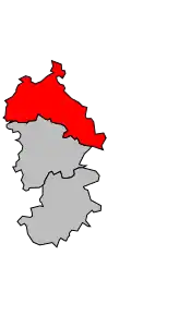 Cantonul Bouzonville în cadrul arondismentului