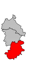 Cantonul Faulquemont în cadrul arondismentului