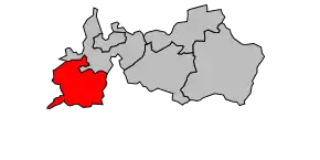 Cantonul Sarralbe în cadrul arondismentului