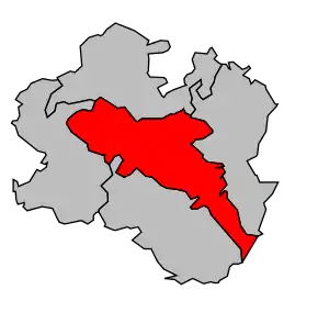 Cantonul Sarrebourg în cadrul arondismentului