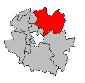 Cantonul Vigy în cadrul arondismentului