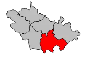 Cantonul Corbigny în cadrul arondismentului