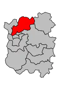 Cantonul Guérigny în cadrul arondismentului