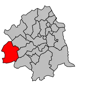 Cantonul La Bassée în cadrul arondismentului