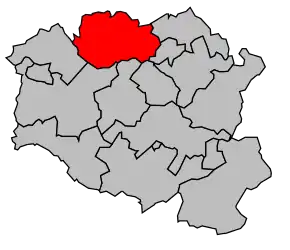 Cantonul Bavay în cadrul arondismentului