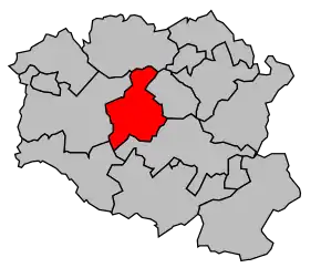 Cantonul Berlaimont în cadrul arondismentului