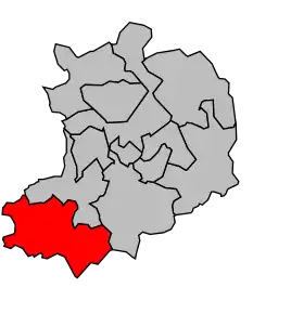 Cantonul Bouchain în cadrul arondismentului