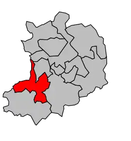 Cantonul Denain în cadrul arondismentului