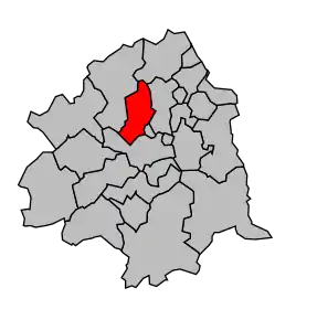 Cantonul Lille-Ouest în cadrul arondismentului