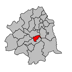 Cantonul Lille-Sud-Est în cadrul arondismentului