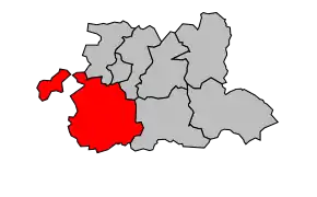 Cantonul Marcoing în cadrul arondismentului