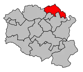 Cantonul Maubeuge-Nord în cadrul arondismentului