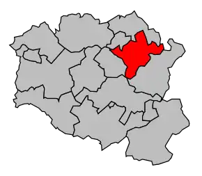 Cantonul Maubeuge-Sud în cadrul arondismentului