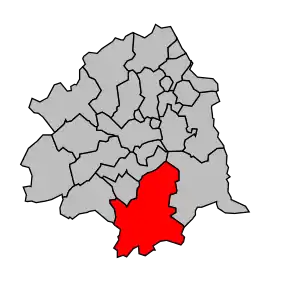 Cantonul Pont-à-Marcq în cadrul arondismentului