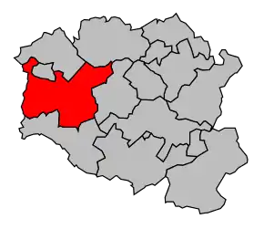 Cantonul Le Quesnoy-Est în cadrul arondismentului