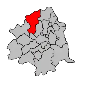 Cantonul Quesnoy-sur-Deûle în cadrul arondismentului