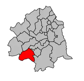 Cantonul Seclin-Sud în cadrul arondismentului