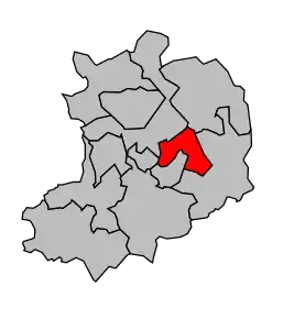 Cantonul Anzin în cadrul arondismentului