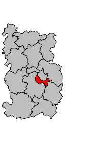 Cantonul Beauvais-Sud-Ouest în cadrul arondismentului