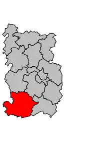 Cantonul Chaumont-en-Vexin în cadrul arondismentului