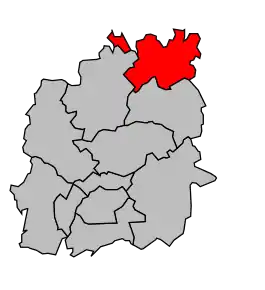 Cantonul Guiscard în cadrul arondismentului