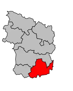 Cantonul Liancourt în cadrul arondismentului