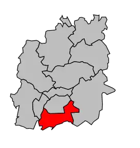 Cantonul Compiègne-Sud-Est în cadrul arondismentului