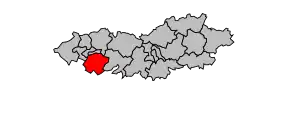 Cantonul Messei în cadrul arondismentului