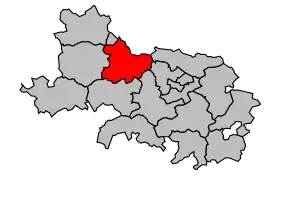 Cantonul Aubigny-en-Artois în cadrul arondismentului