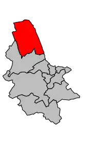 Cantonul Audruicq în cadrul arondismentului