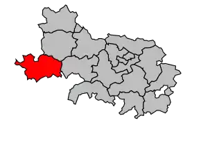 Cantonul Auxi-le-Château în cadrul arondismentului