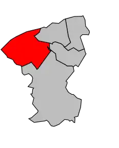 Cantonul Calais-Nord-Ouest în cadrul arondismentului