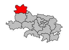 Cantonul Heuchin în cadrul arondismentului