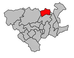 Cantonul Laventie în cadrul arondismentului