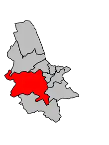 Cantonul Lumbres în cadrul arondismentului