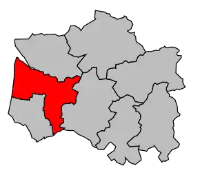 Cantonul Montreuil în cadrul arondismentului