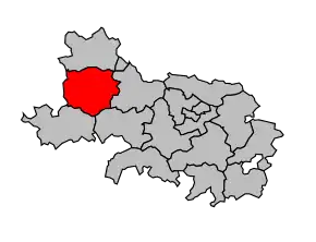 Cantonul Saint-Pol-sur-Ternoise în cadrul arondismentului