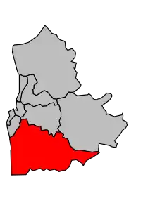 Cantonul Samer în cadrul arondismentului