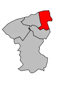 Cantonul Calais-Est în cadrul arondismentului