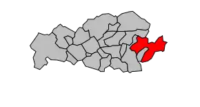 Cantonul Leforest în cadrul arondismentului