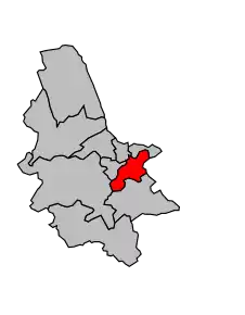 Cantonul Arques în cadrul arondismentului