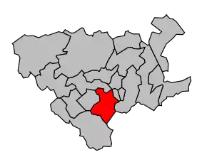 Cantonul Barlin în cadrul arondismentului